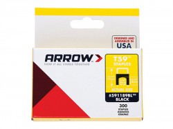 Arrow T59 Insulated Staples Black 6 x 6mm Box 300