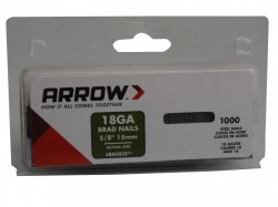 Arrow BN1810 Brad Nails 15mm Pack 1000