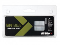 Arrow BN1816B Brad Nails 25mm Brown Head Pack 2000