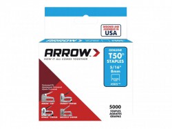 Arrow T50 Staples 8mm (5/16in) Bulk Pack 5000