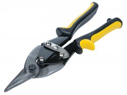 BlueSpot Tools Yellow Aviation Snips Straight Cut 250mm