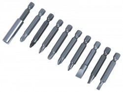 BlueSpot Tools Power Bit Set Std 10 Piece