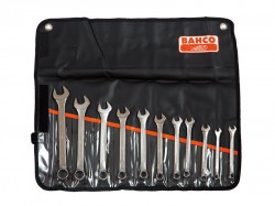 Bahco Chrome Polished Combination Spanner Set of 11 Metric 8 to 22mm