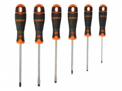 Bahco BAHCOFIT Screwdriver Set of 6 Slotted / Pozi