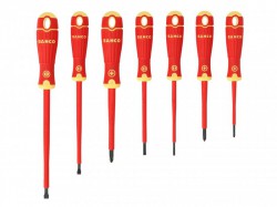 Bahco BAHCOFIT Insulated Screwdriver Set of 7 Slotted / Phillips