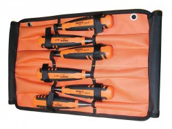 Bahco 424-P Bevel Edge Chisel Set of 6 In Roll: 6,12,16,22,25 & 32mm