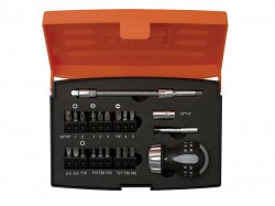 Bahco 808050S-22 Stubby Ratchet Screwdriver Set of 22