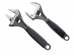 Bahco ERGO Adjustable Wrench Twin Pack Capacity 32/38mm