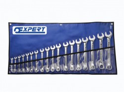 Britool Expert Combination Spanner In Tool Roll Set of 18 Metric 6 to 24mm