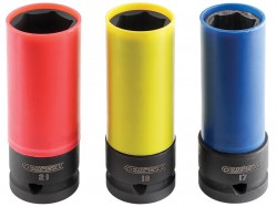 Britool Expert Deep Impact Socket 1/2in Drive Set of 3