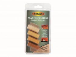 Briwax Wax Filler Sticks Light Wood Shades (Pack 4)
