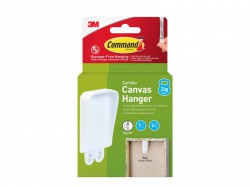 Command Canvas Hanger Jumbo 1 Hook 4 Strip 7100337164