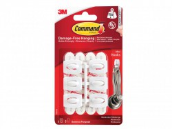 Command White Mini Hooks (Pack 6)