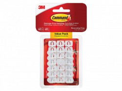 Command White Decorating Clips (Pack 40)