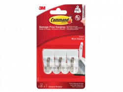 Command White Wire Hooks (Pack 3)