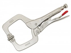 Crescent Locking C-Clamp with Swivel Pads 280mm (11in)
