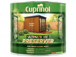 Cuprinol Ultimate Garden Wood Preserver Golden Cedar 1 Litre