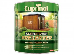 Cuprinol Ultimate Garden Wood Preserver Golden Cedar 4 Litre