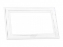 Dencon Clear Finger Plate 2-Gang