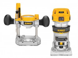 DEWALT D26204K 1/4in Premium Plunge & Fixed Base Combi Router 900 Watt 230 Volt