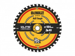 DEWALT Circular Saw Blade 184 x 16mm x 40T Corded Extreme Framing