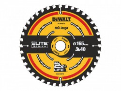 DEWALT ELITE Series Framing Circular Saw Blade 165 x 20mm x 40T