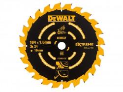 DEWALT Cordless Mitre Saw Blade For DCS365 184 x 16mm x 24T