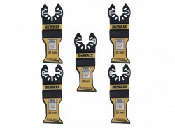 DeWALT Power Tools DT20776 Bi-Metal Plunge Point Multitool Blade 32mm (5 Pack)