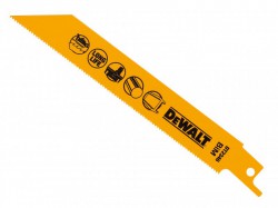 DEWALT Sabre Blade Cobalt Steel Cordless Metals 3mm Max 152mm Pack of 5