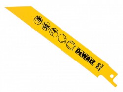 DEWALT Bi Metal Sabre Blade for Metal Pipes & Profiles 152mm Pack of 5