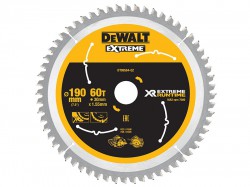 DEWALT FlexVolt XR Circular Saw Blade 190mm x 30mm 60T