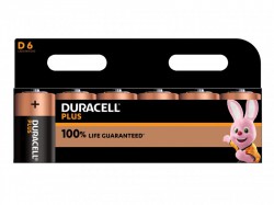 Duracell D Cell Plus Power +100% Batteries (Pack 6)