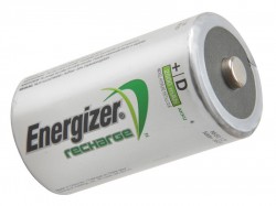 Energizer D Cell Rechargeable Power Plus Batteries RD2500 mAh Pack of 2