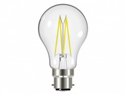 Energizer LED BC (B22) GLS Filament Non-Dimmable Bulb, Warm White 470 lm 4.3W