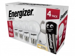 Energizer LED ES (E27) Opal GLS Non-Dimmable Bulb, Warm White 806 lm 9.2W (Pack 4)