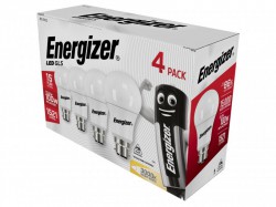 Energizer LED BC (B22) Opal GLS Non-Dimmable Bulb, Warm White 1521 lm 12.5W (Pack 4)