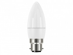 Energizer LED BC (B22) Opal Candle Non-Dimmable Bulb, Warm White 470 lm 5.9W