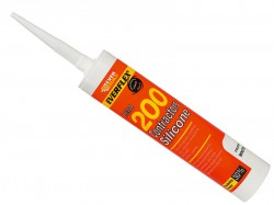 Everbuild Contractors Silicone Sealant 295ml Black 200