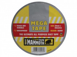 Everbuild Sika Mammoth Mega All Purpose Tape Silver 50mm x 50m