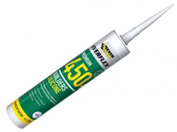 Everbuild 450 Builders Silicone Sealant Clear 310ml