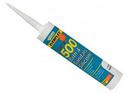 Everbuild Bath & Sanitary Silicone Sealant Clear 310ml 500