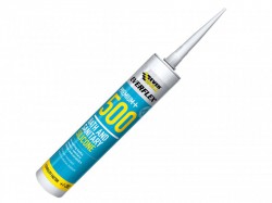 Everbuild Bath & Sanitary Silicone Sealant White 310ml 500