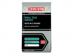 Evo-Stik Tile A Wall Fast Set Grout White 3kg