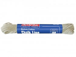 Faithfull 303 Medium Cotton Chalk Line 18m (Box of 12)