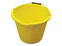 Faithfull 3 Gallon 15 litre Bucket - Yellow
