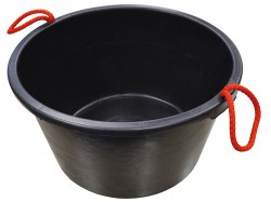 Faithfull Builders Bucket Black 40 Litre (9 Gall)