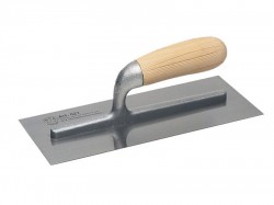 Faithfull 821 Plastering Trowel - Wood Handle 11in x 4 3/4in