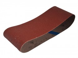 Faithfull Cloth Sanding Belt 610mm x 100mm 40g (Pack of 3)
