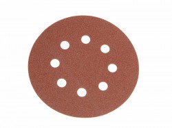 Faithfull Aluminium Oxide Disc DID3 Holed 125mm x 120g (Pack of 25)