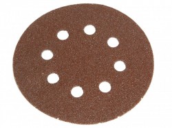 Faithfull Hook & Loop Sanding Disc 125mm DID3 (5) V/ Fine